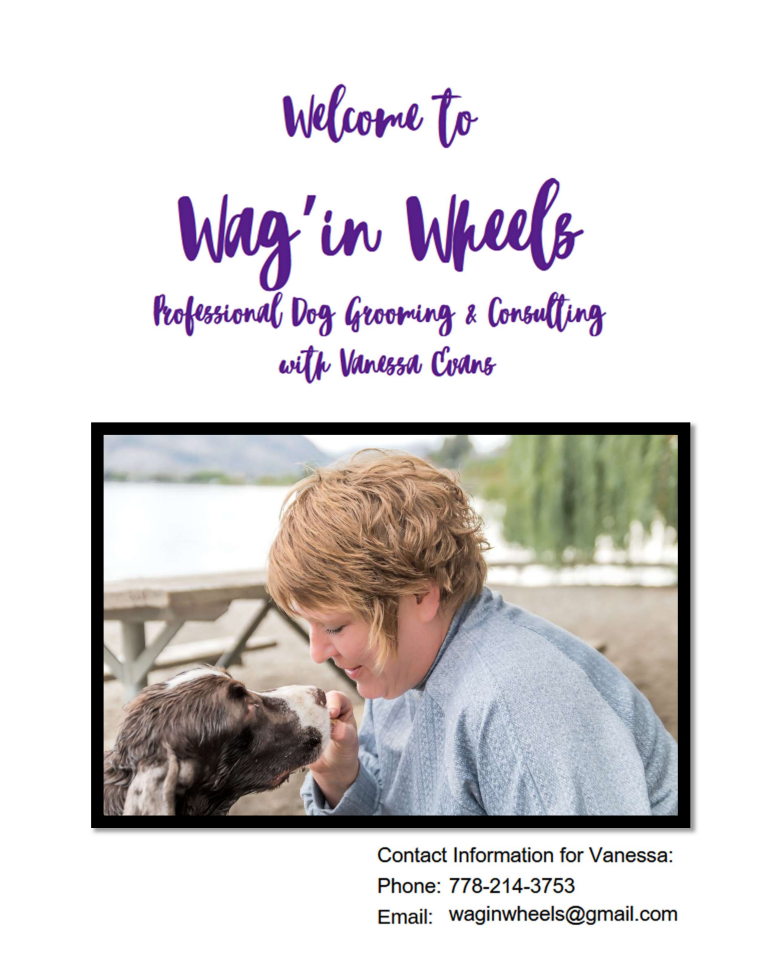 PDF MANUAL - Wag'in Wheels Professional Dog Grooming and Consulting